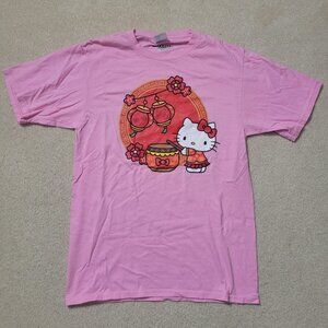 Sanrio Hello Kitty Women's 100% Cotton Lunar New Year Tee, Size Small